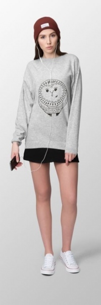 Sudadera sin gorro